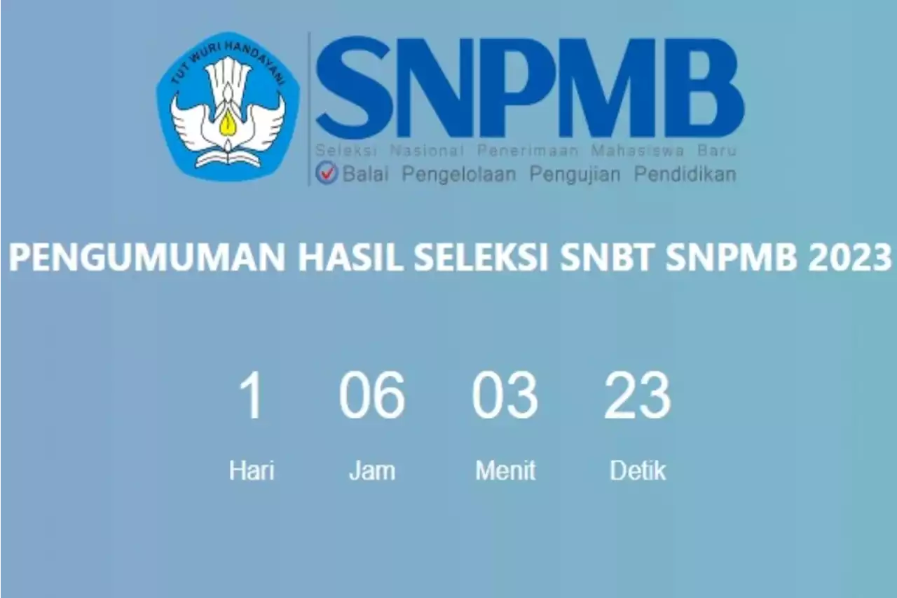 Link Pengumuman Hasil SNBT 2023, Selasa 20 Juni Pukul 15.00 WIB