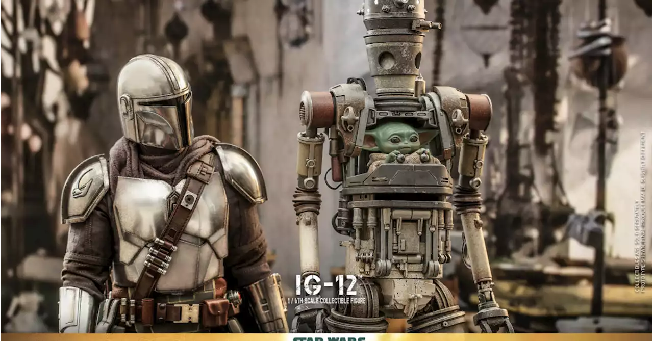 Hot Toys Announces Star Wars The Mandalorian 1/6 Scale IG-12 Figure