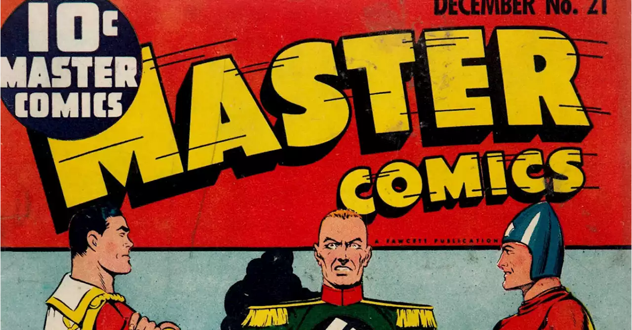 Epic Golden Age Crossover Battle in Master Comics #21, at Auction