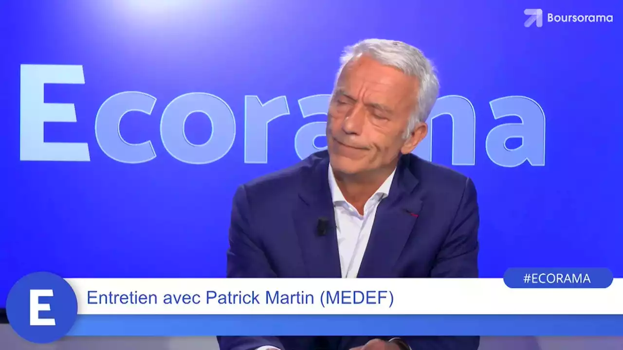 Patrick Martin (Medef) : 'Je veux un Medef ambitieux pour la France !'