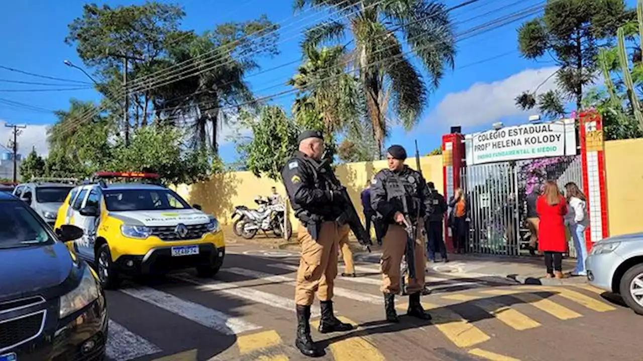 Adolescentes baleados em ataque a escola no Paraná eram um casal, diz professora