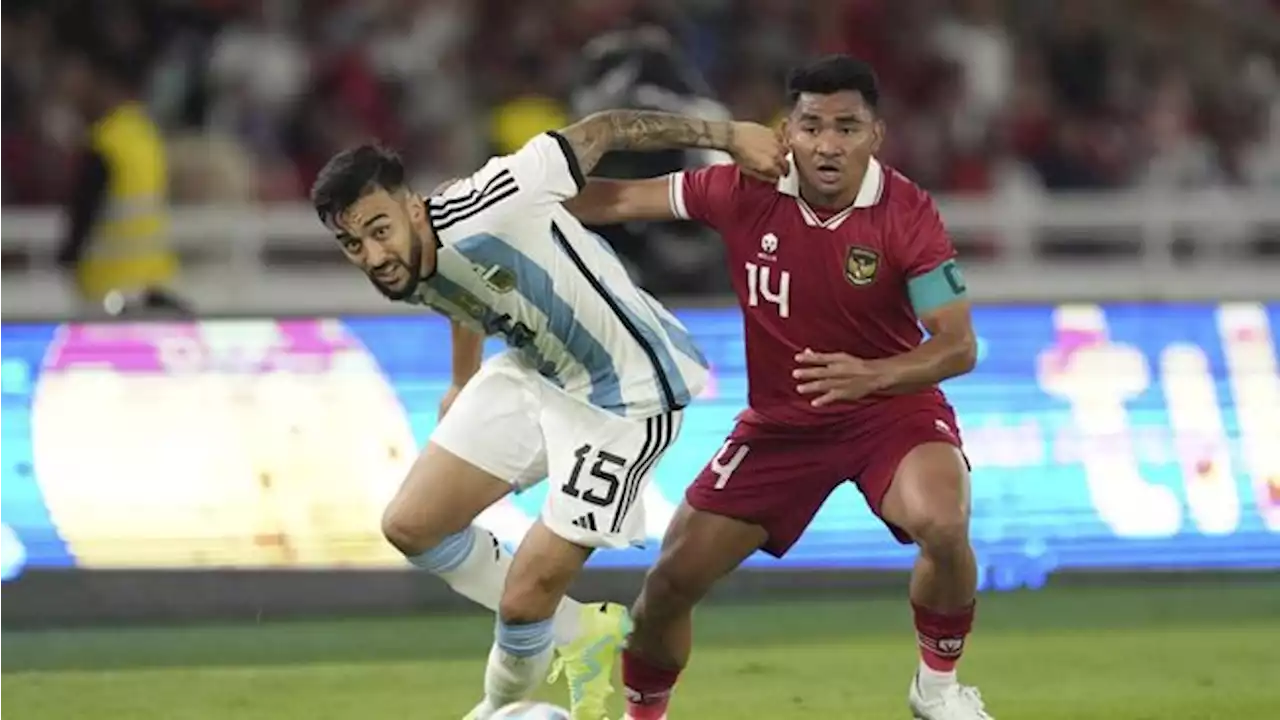 Gol Lagi, Sundulan Romero Bikin Skor RI vs Argentina 0-2