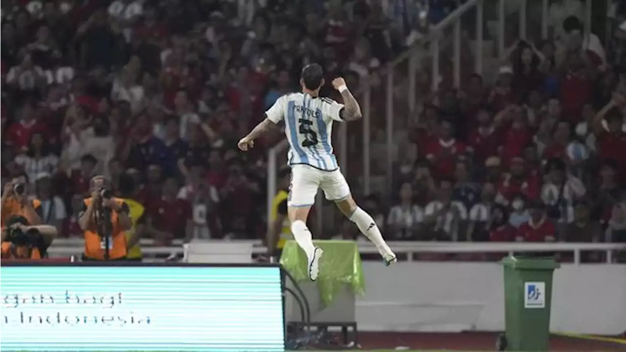 Paredes Cetak Gol Pertama, Skor Indonesia Vs Argentina 0-1