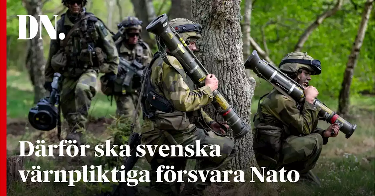 Därför ska svenska värnpliktiga försvara Nato