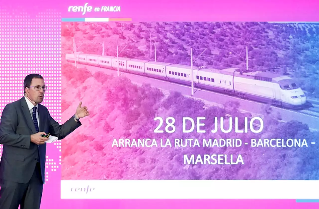 Renfe comenzará el 13 de julio su ruta Barcelona-Lyon y el 28 de julio la Madrid-Marsella