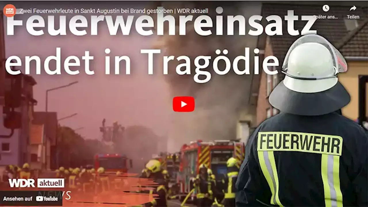 D: Großbrand mit zwei toten Feuerwehrleuten in Sankt Augustin → Info der Stadt vom 19. Juni 2023 & Spendenkonto