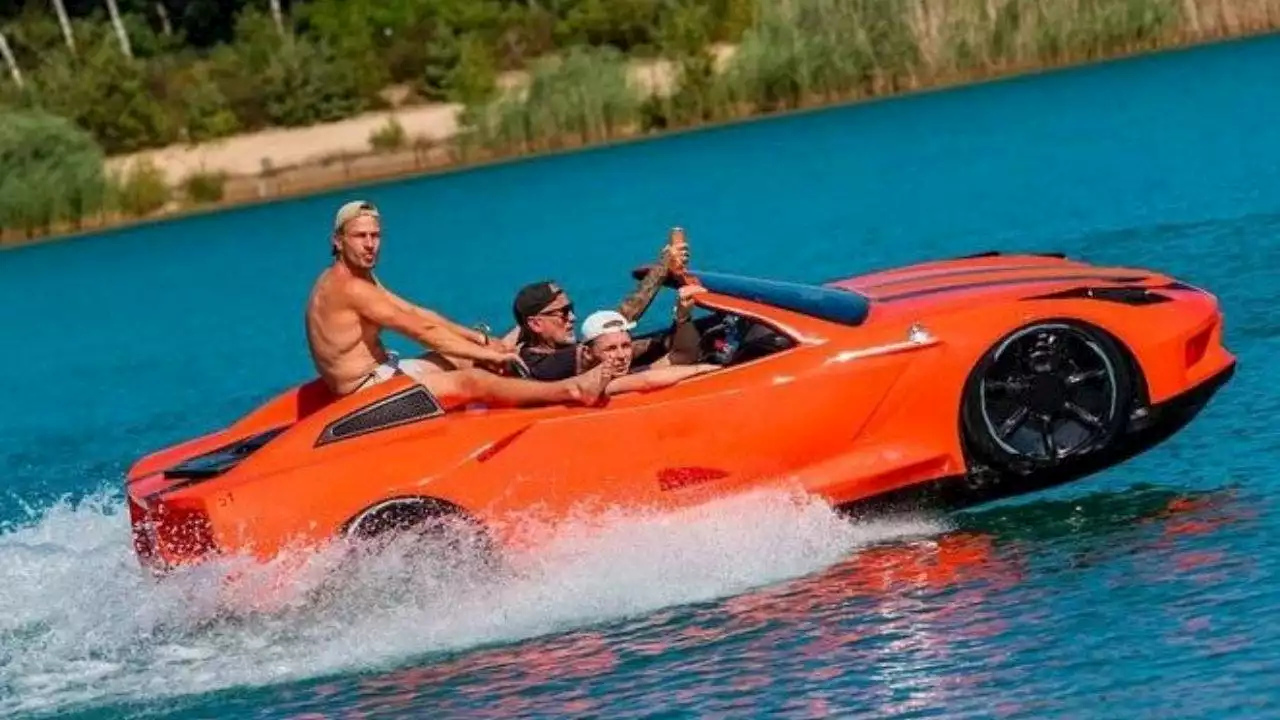 When jet ski meets sports car you get this ultimate watercraft