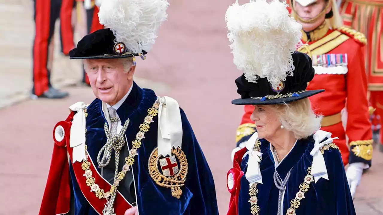 Zum ersten Mal als Monarch beim Garter Day