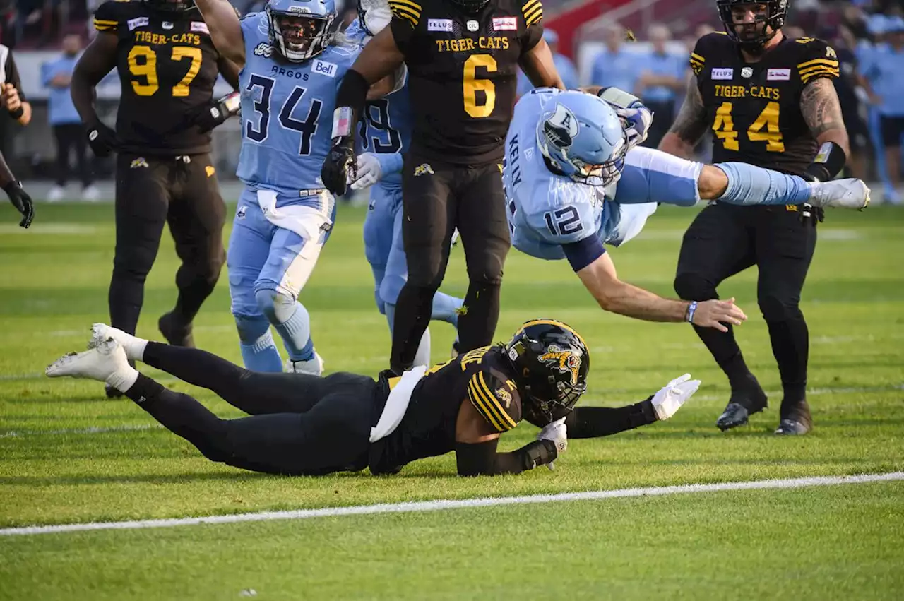 Chad Kelly directs Toronto Argonauts to 32-14 win over Hamilton Tiger-Cats