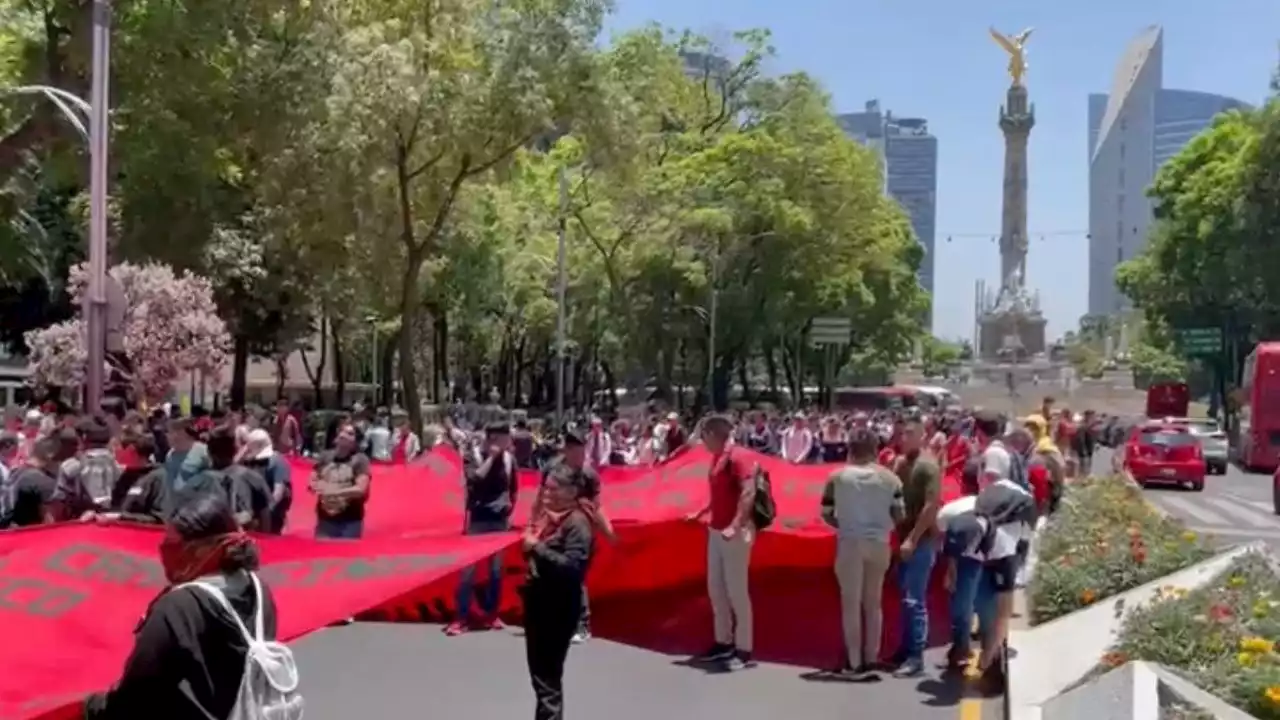 Del Ángel de la Independencia a Avenida Universidad: estudiantes marchan y desquician las calles del Centro