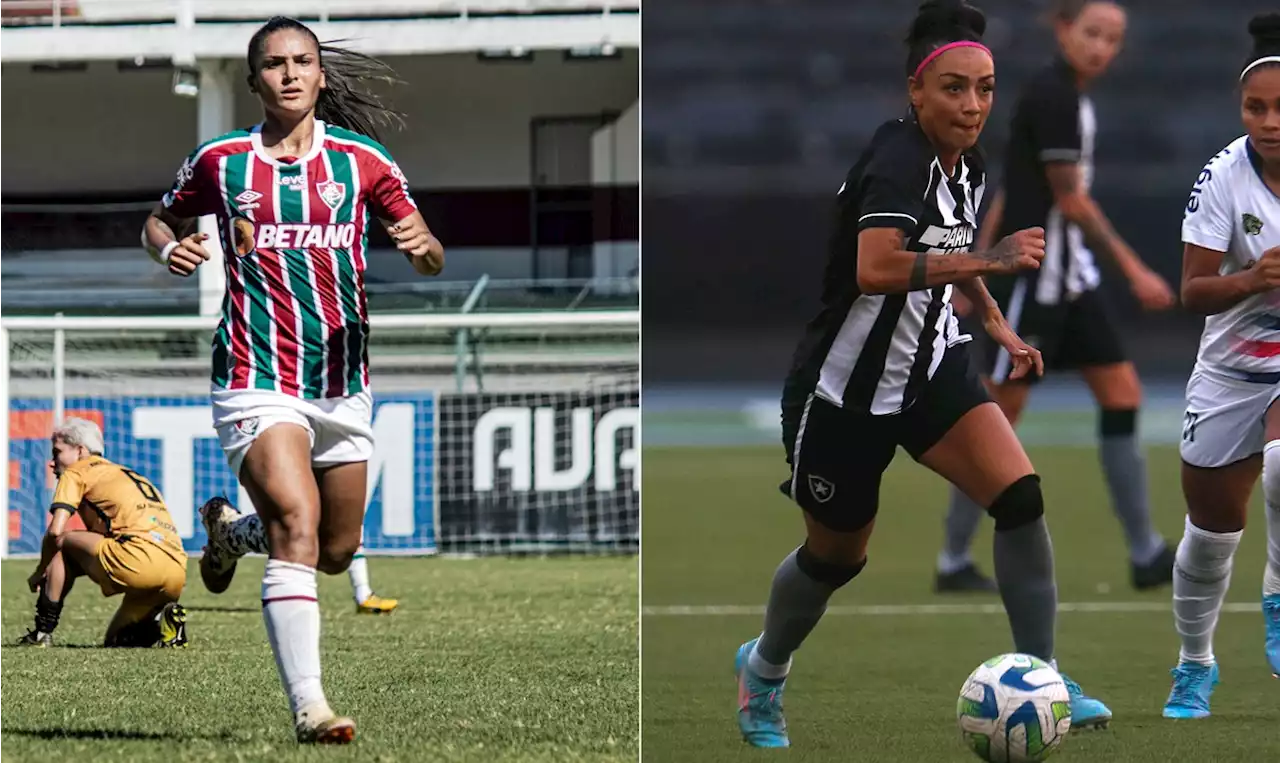 Classificados para primeira divisão e rivais na semi, Botafogo e Fluminense tentam guinada no feminino