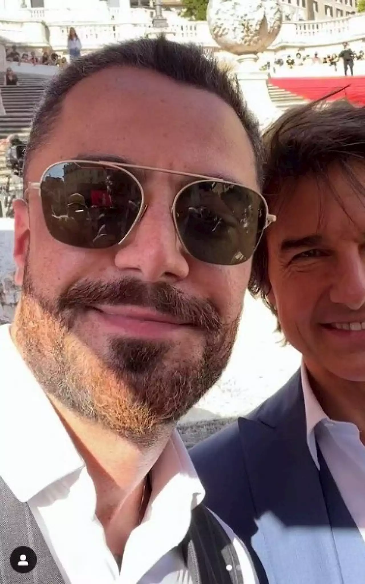 Felipe Titto posa com Tom Cruise em encontro na Itália | Celebridades | O Dia