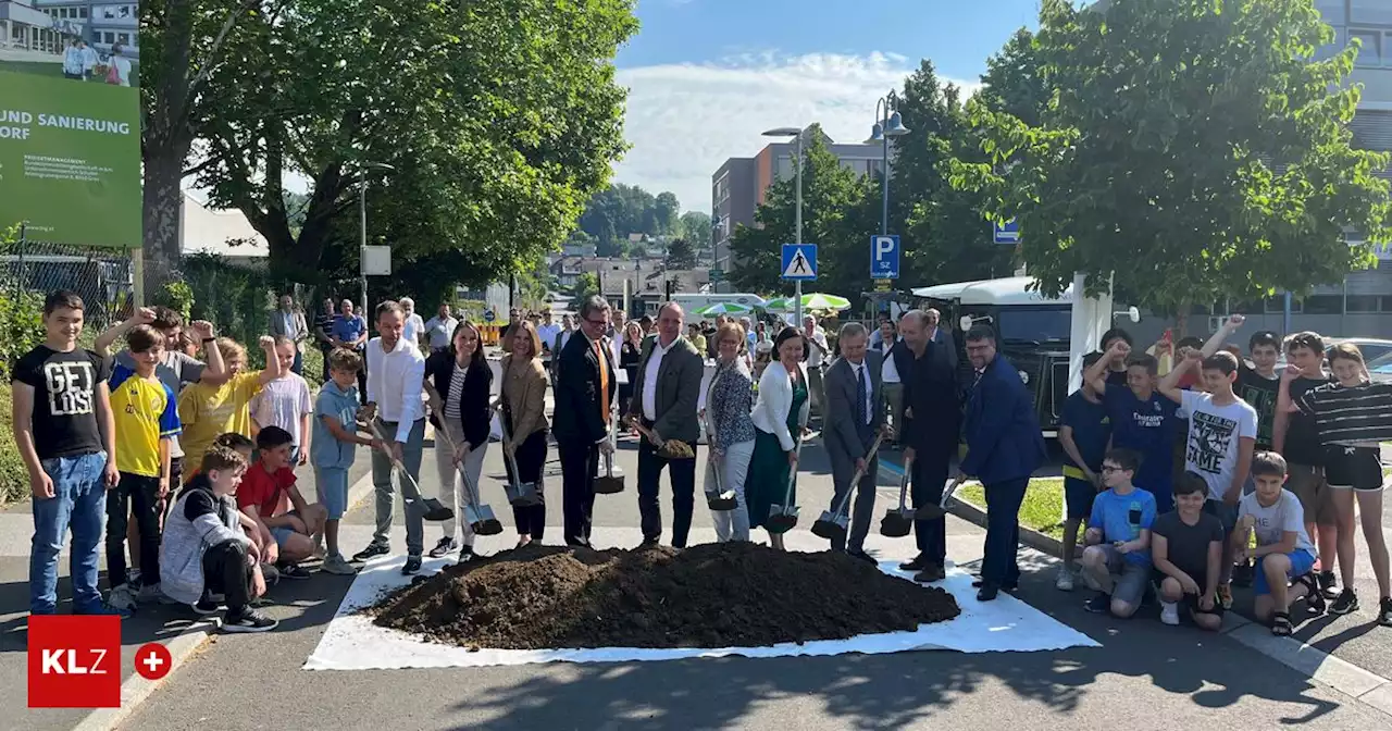 Ausbau Gleisdorfer Schulen: Auch Minister Martin Polaschek kam zum Doppelspatenstich