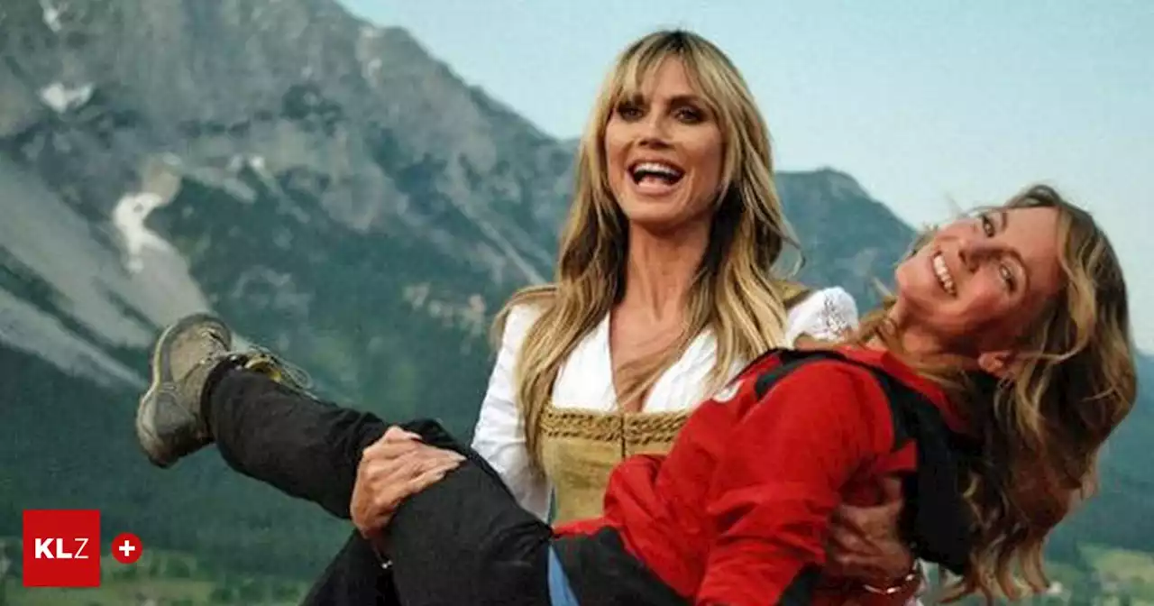 Mit Tom Kaulitz & Kids - Almwiese statt Laufsteg: Heidi Klum urlaubt und dreht in Ramsau am Dachstein