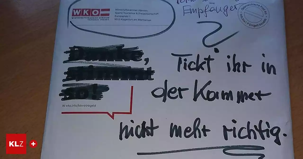 Trinkgeldkampagne: Kärntner Wirt legt sich mit Wirtschaftskammer an