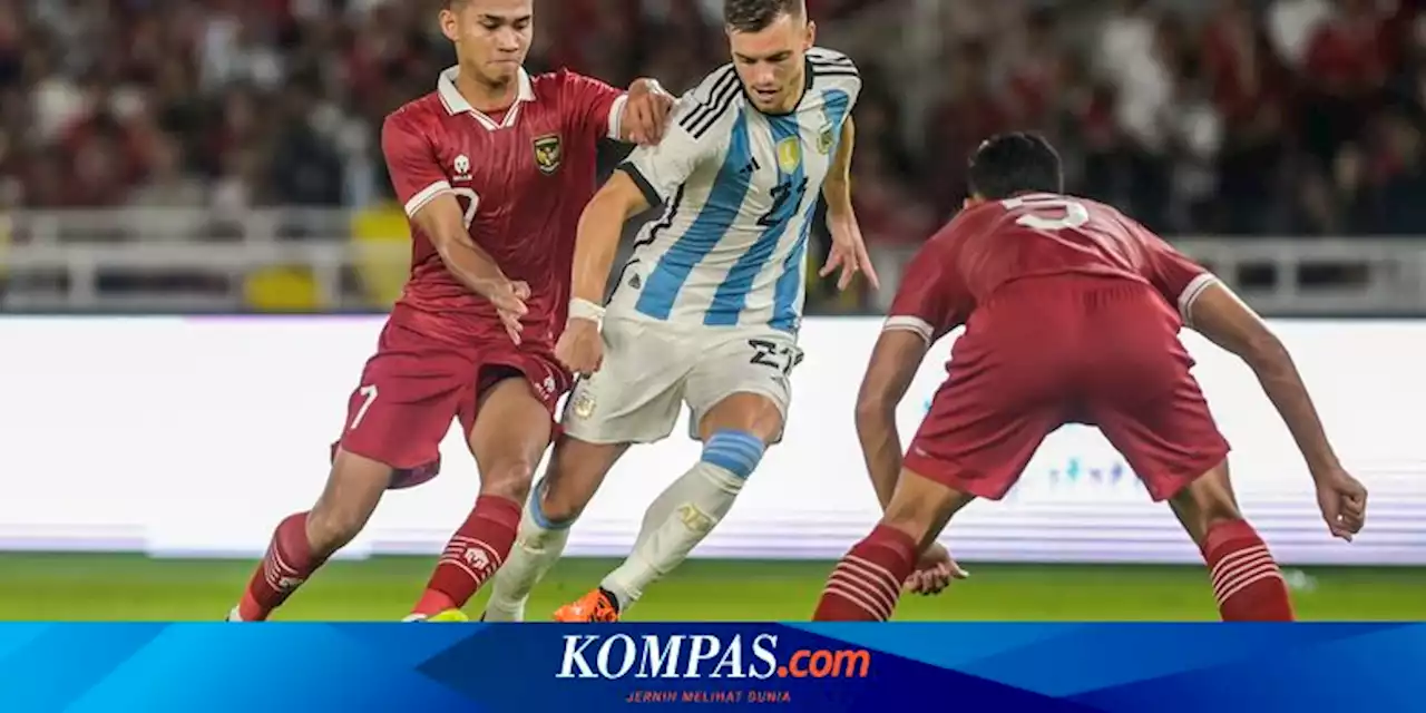 Marselino Ferdinan di Laga Indonesia Vs Argentina: Kecoh Pemain Brighton, Garnacho Lewat