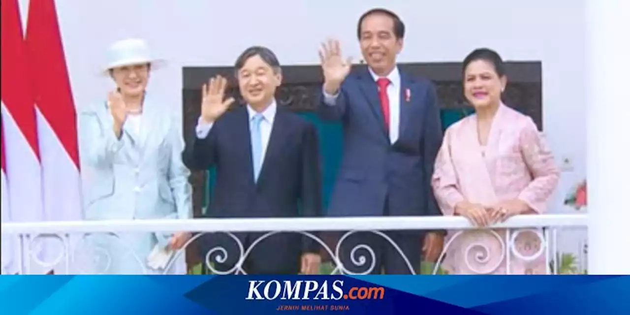 Jokowi-Iriana Sambut Kaisar Naruhito-Permaisuri Masako di Istana Bogor