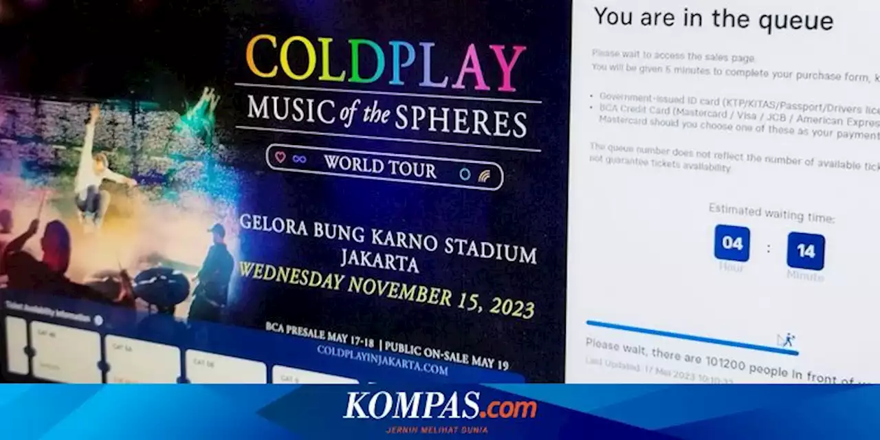 Konser Coldplay di Singapura Jadi 5 hari, Bagaimana Indonesia?