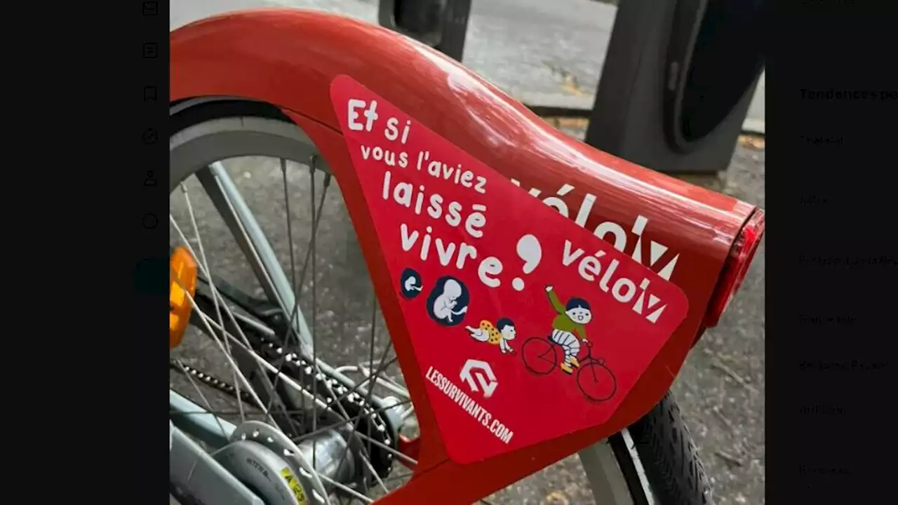 « Et si vous l’aviez laissé vivre ? » : après Paris, des messages anti-IVG retrouvés sur des Vélo’V à Lyon