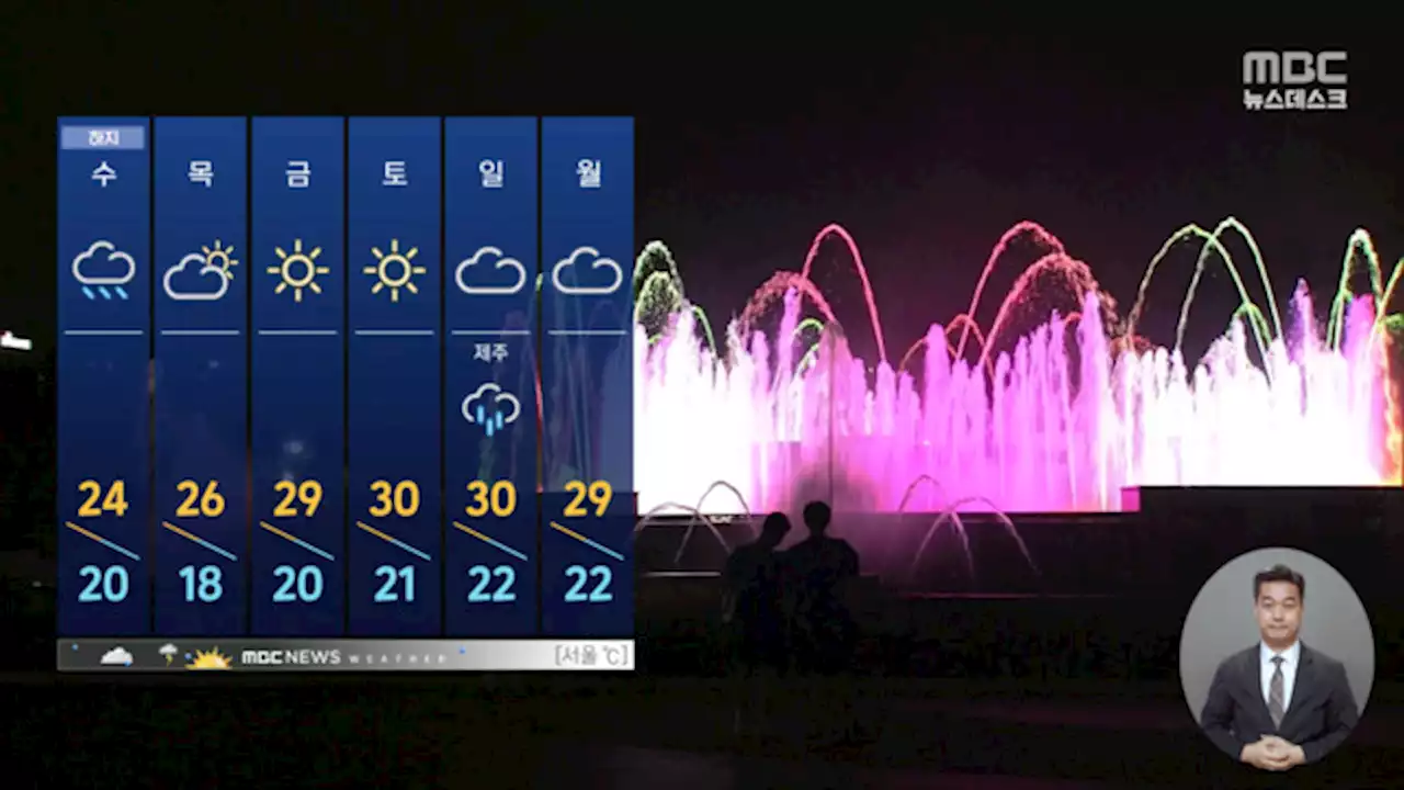 [날씨] 폭염 특보 해제‥내일 밤부터 전국 비 흠뻑
