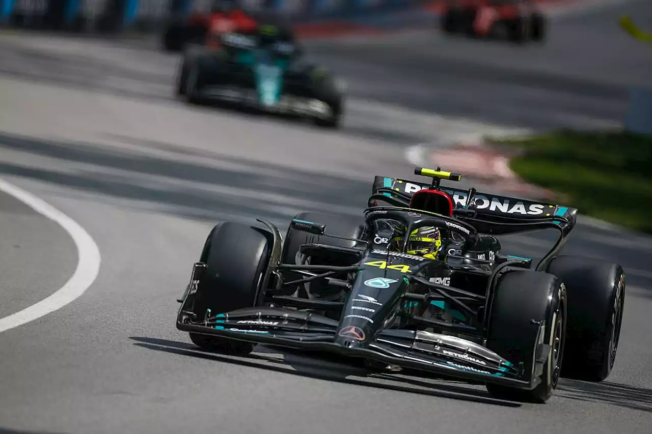 Hamilton: Aston Martin 'a bit of a step ahead' of Mercedes in Canadian GP