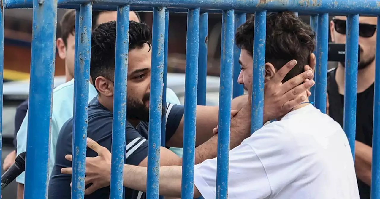 Emotional reunion for brothers as hopes fade for survivors of migrant boat shipwreck