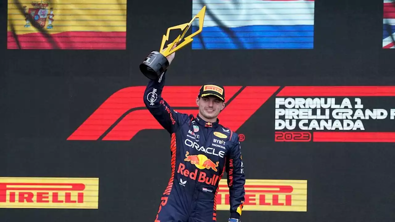 Fórmula 1: Verstappen volvió a ganar, con un podio de lujo | Al neerlandés lo escoltaron Fernando Alonso y Lewis Hamilton