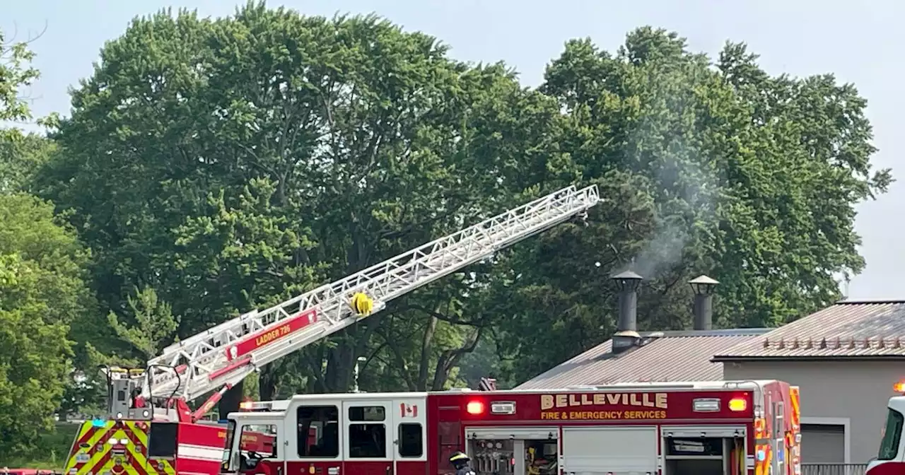 UPDATED: Fire at Belleville Cemetery