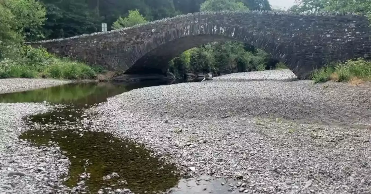 Nella regione più piovosa dell’Inghilterra il fiume è in secca - Video