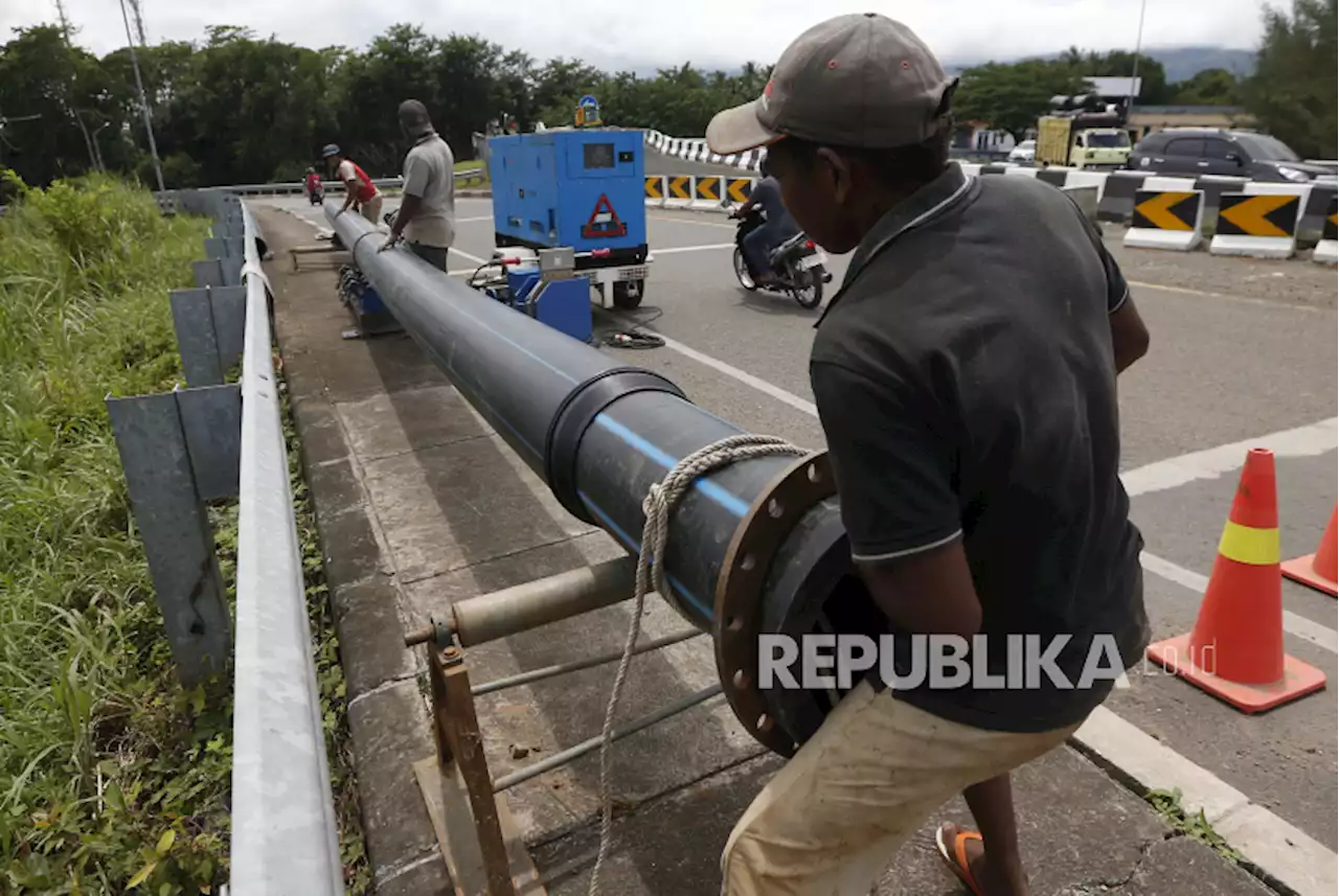 Jaringan Pipa PDAM Selesai Dibangun, Pasokan Air ke Surabaya Utara Kian Lancar |Republika Online