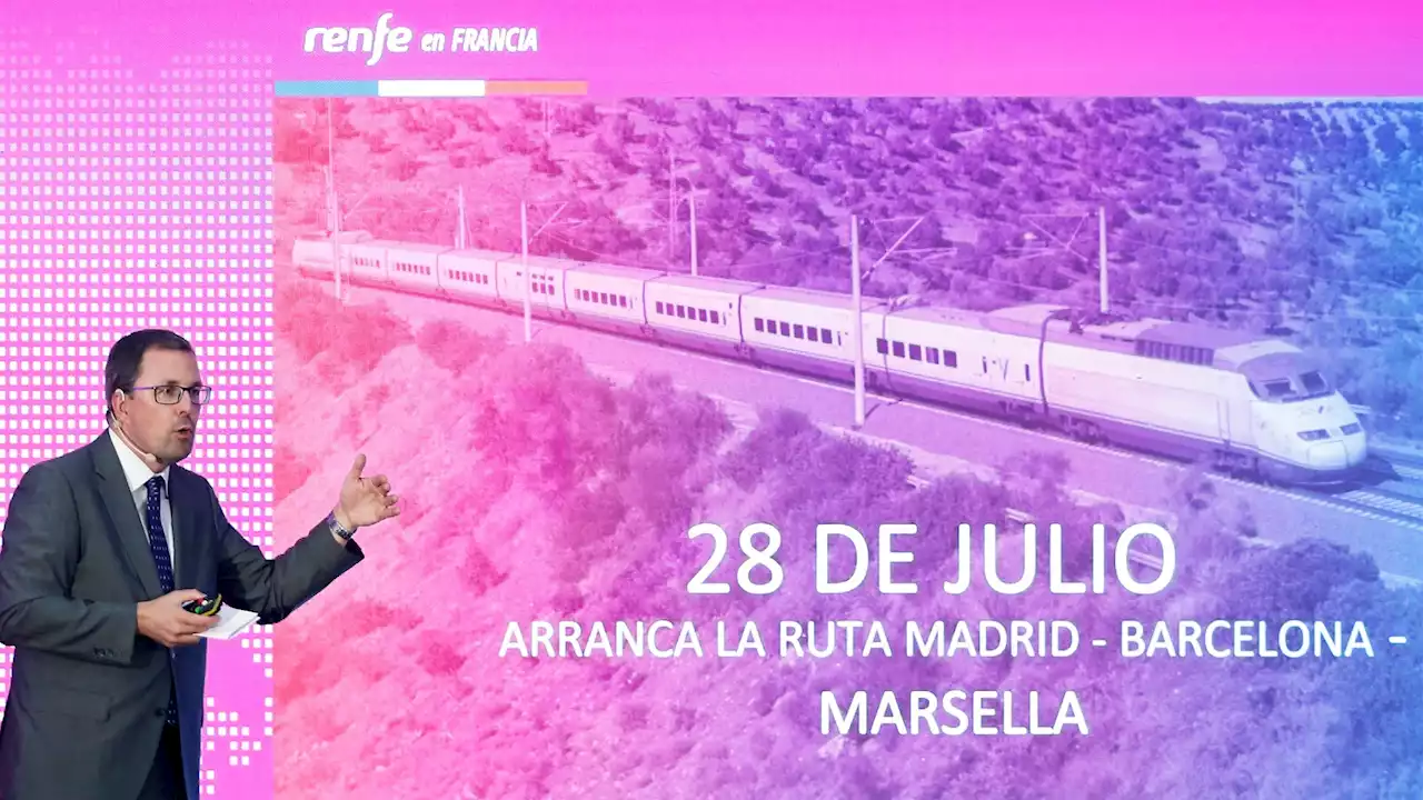 Renfe arranca el 13 de julio su ruta Barcelona-Lyon y el 28 de julio la Madrid-Marsella