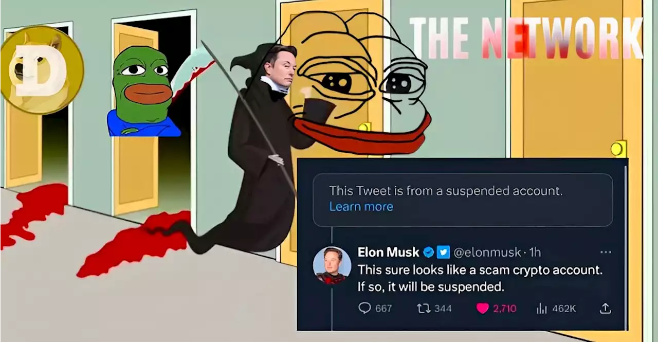 Twitter ดำเนินการระงับบัญชีบอทของเหรียญมีมตัวหนึ่ง หลัง Elon Musk อ้างว่าเป็น “เหรียญ scam”