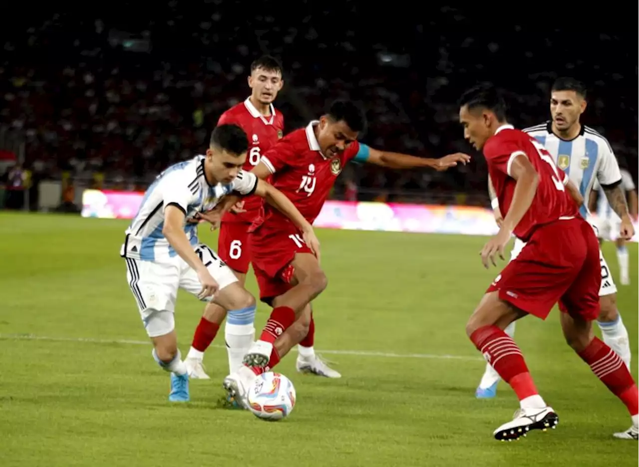 Hasil Indonesia vs Argentina: Gawang Garuda Robek di Babak Pertama