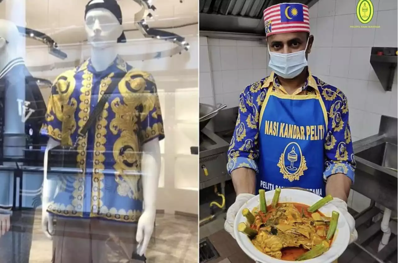 Malaysians poke fun at RM5,500 Versace shirt that resembles uniform of nasi kandar restaurant chain