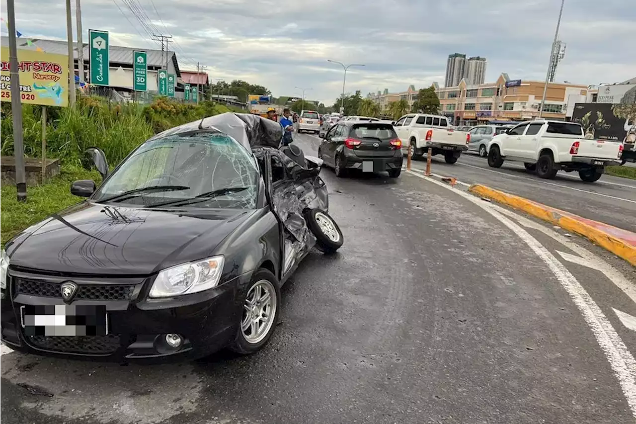 Seven-year-old girl dies as car crashes into lorry in KK