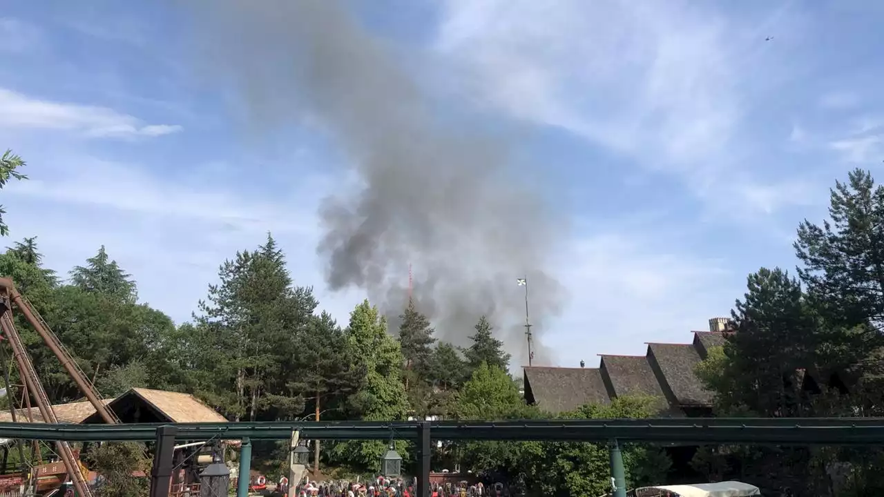 Feuer in baden-württembergischen Europa-Park Rust ausgebrochen