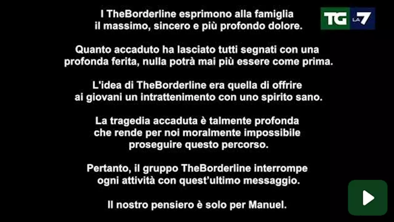 Incidente Casal Palocco: il canale 'TheBorderline' chiude