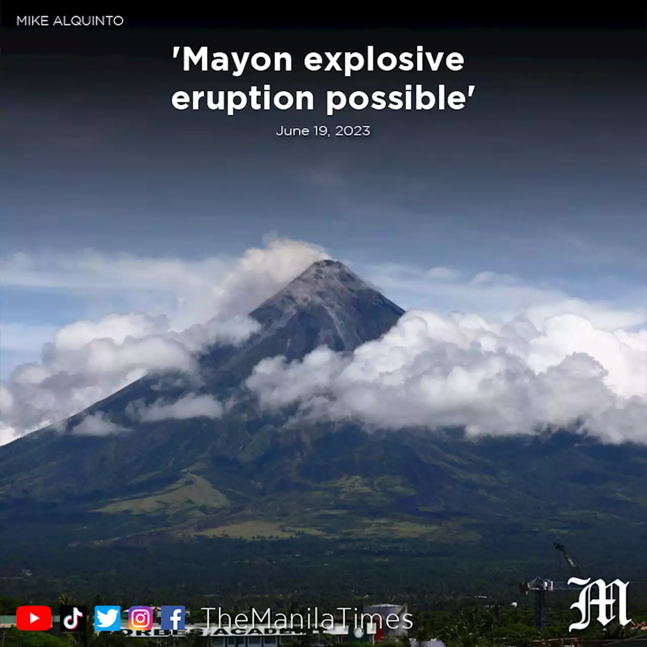 'Mayon explosive eruption possible'