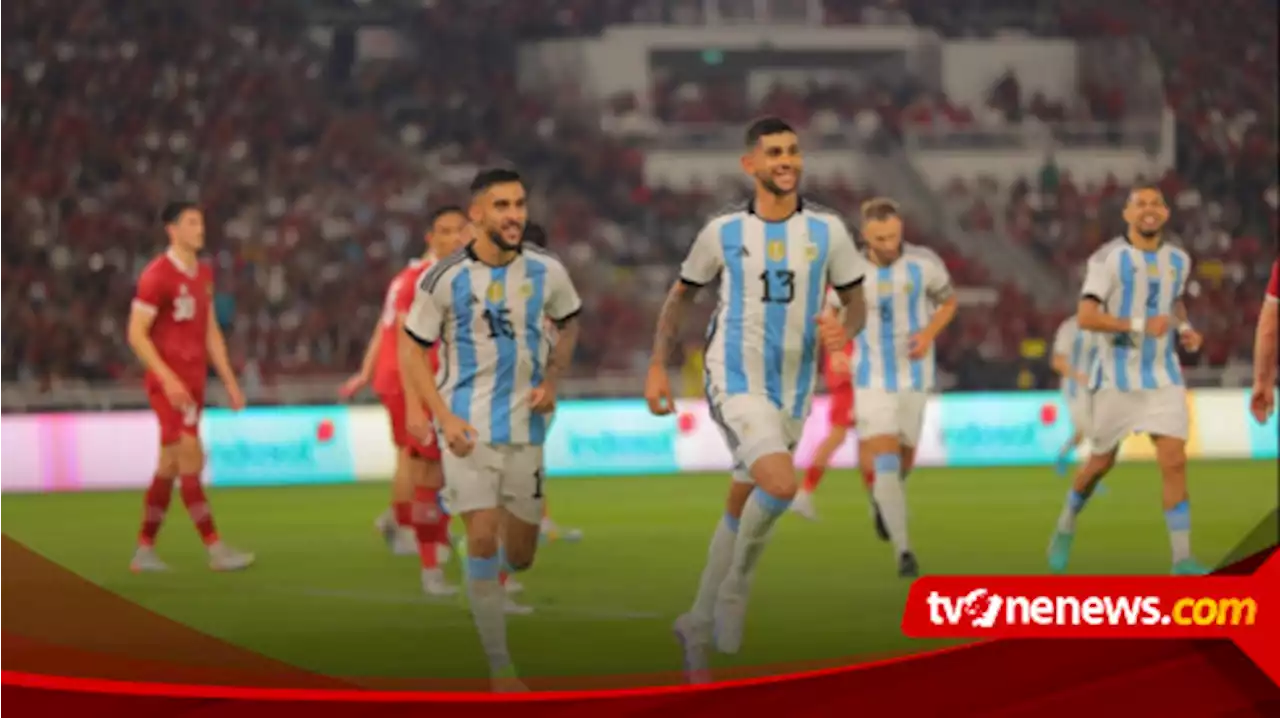 Argentina Menang 2-0 atas Timnas Indonesia, Skuad Garuda Tahan Serangan Albiceleste