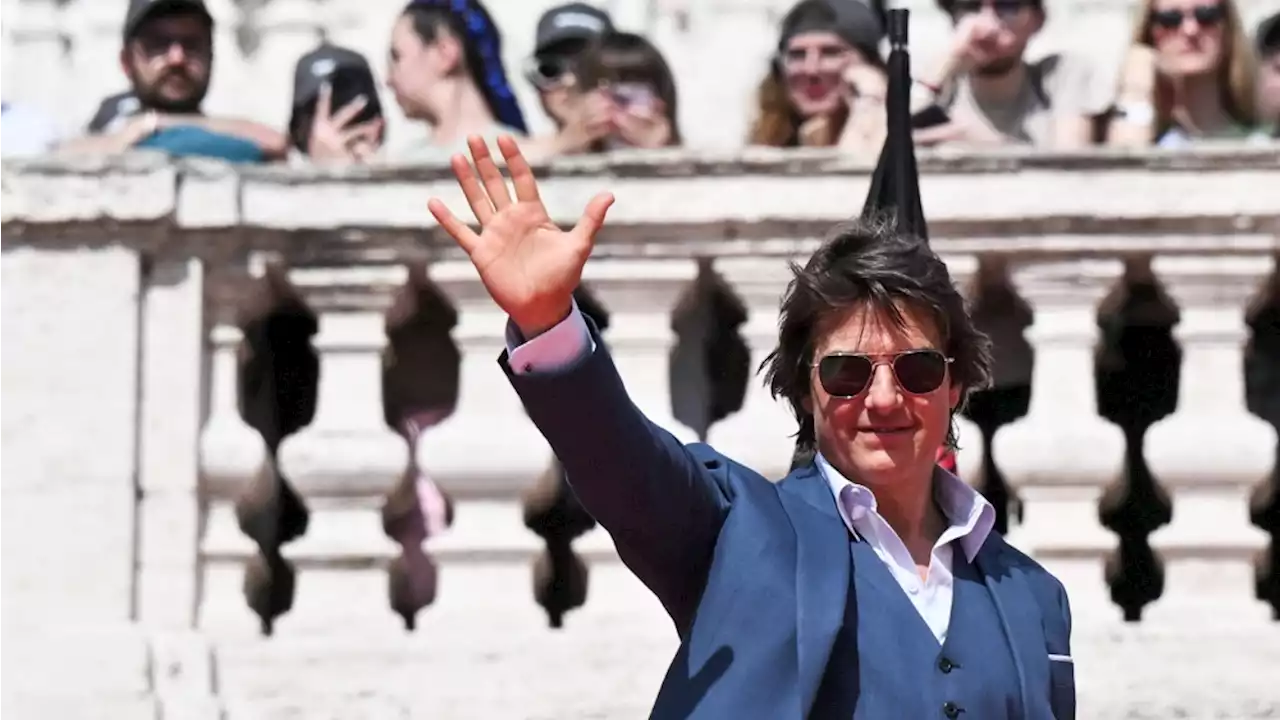 Tom Cruise Says He’ll ‘Always Fight for Big Theaters’ from Rome’s Spanish Steps at ‘Mission: Impossible 7’ World Premiere