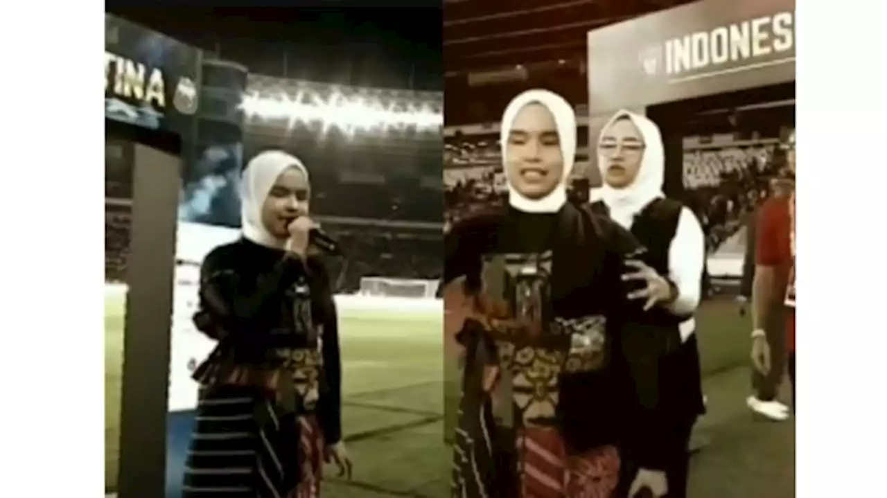 Buka Duel Timnas Indonesia vs Argentina, Putri Ariani Bikin Bangga