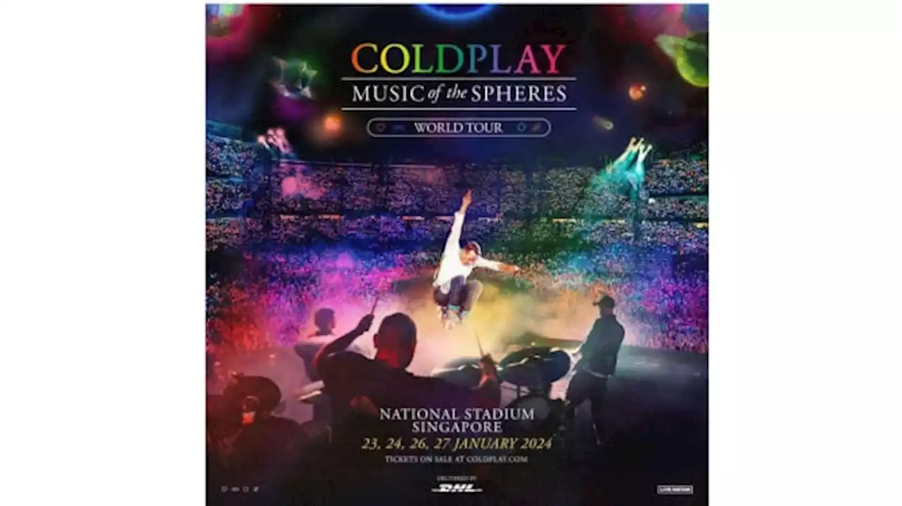 Antusiasme Tinggi, Coldplay Tambah Jadwal Konser di Singapura Jadi 5 Hari