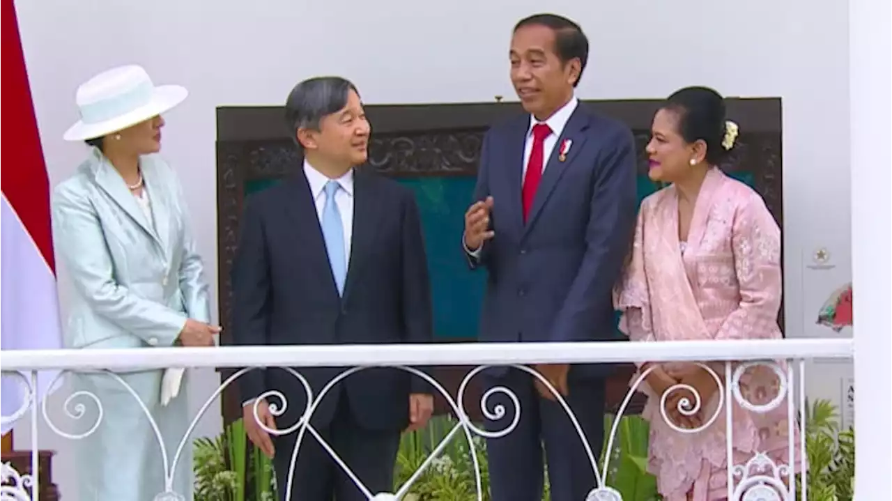 Presiden Jokowi Terima Kunjungan Kaisar Jepang Naruhito di Istana Bogor