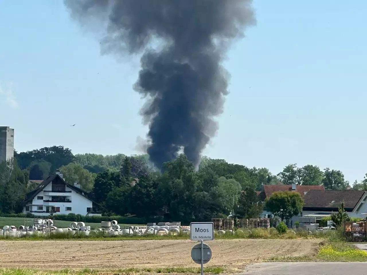 Thurgau: «Es schneit Asche» – Grossbrand in Hefenhofen ausgebrochen