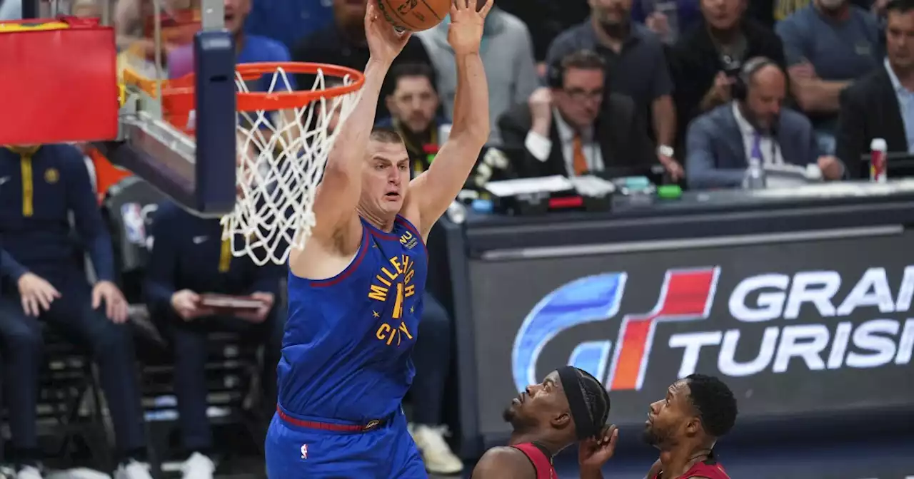 Nikola Jokic shattered a LeBron James record in the first half of NBA Finals Game 1