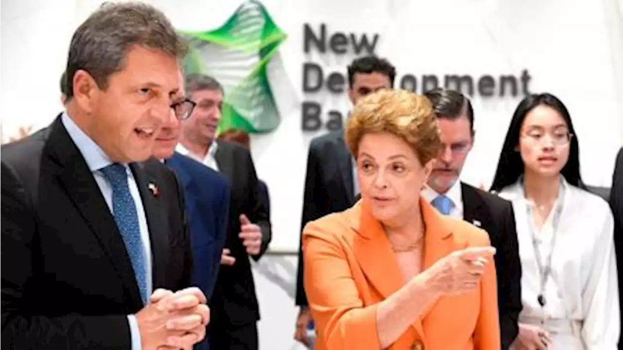 Massa y Rousseff avanzaron en la ayuda financiera del banco de los Brics para Argentina