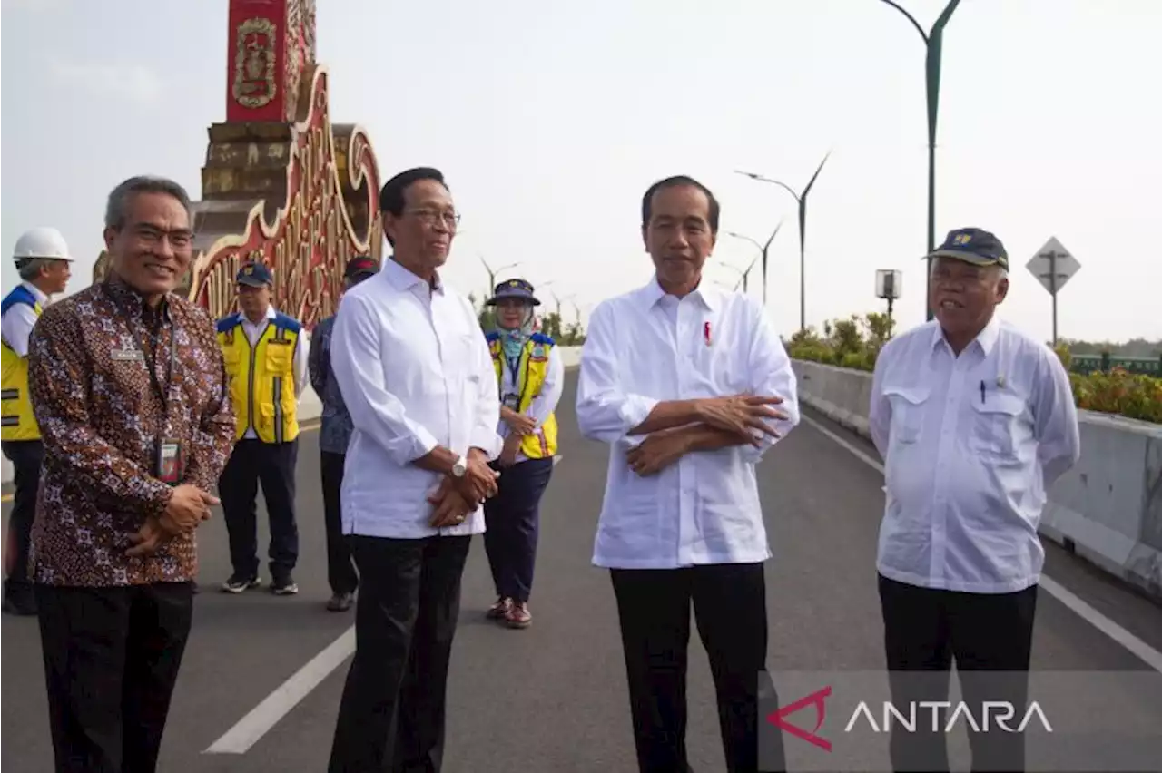 Presiden Jokowi resmikan Jembatan Kretek II di Kabupaten Bantul