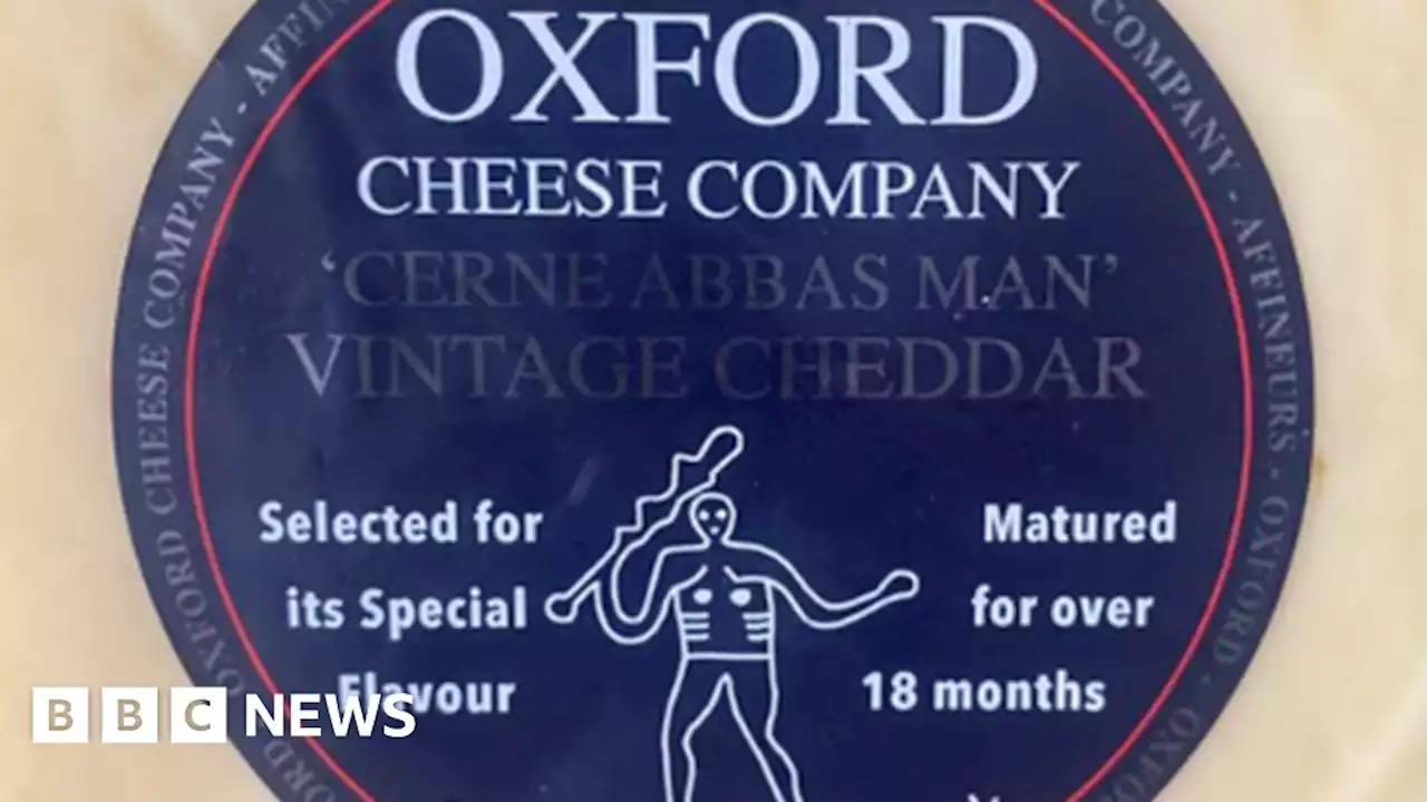 Cheese logo criticised for using censored Cerne Abbas Giant