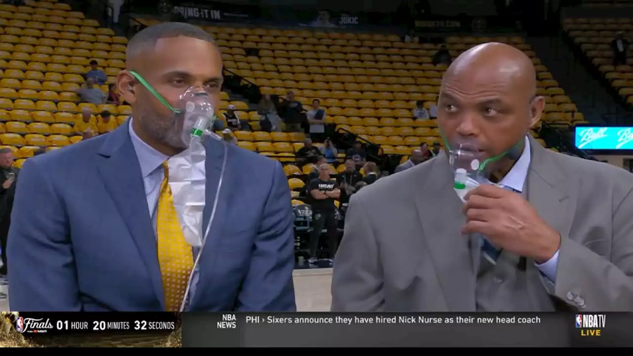 NBA: Kurioser TV-Moment! Experten tragen Sauerstoffmasken