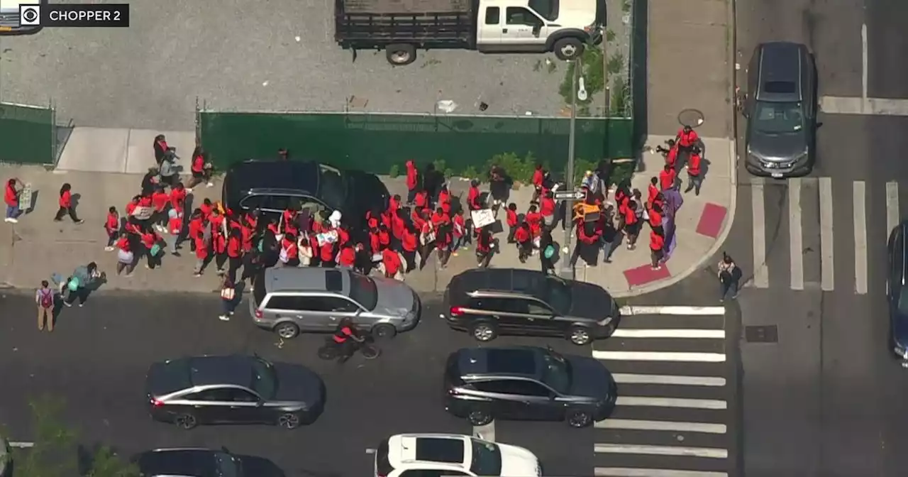 Brooklyn charter school students mark National Gun Violence Awareness with classroom walkout